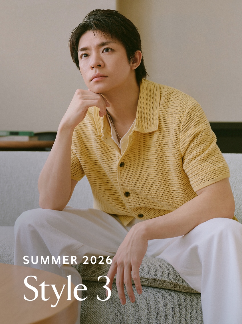 岸優太さんが着こなす初夏のBRスタイル」 (メンズ) | BANANA REPUBLIC
